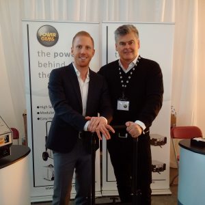Garin Josey, Vice President/GM Vancouver of William F White International with Patrick McGuane of Power Gems