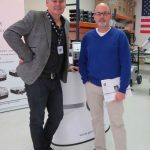Mark Wofford, General Manager of PC&E, Atlanta with Pat