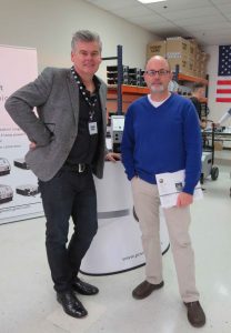 Mark Wofford, General Manager of PC&E, Atlanta with Pat