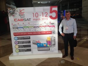 Patrick McGuane of Power Gems, at CABSAT15