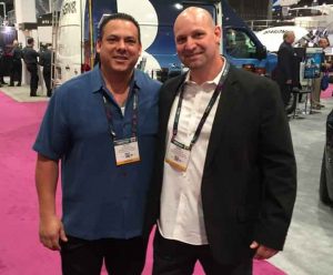 Victor Duran of Hollywood Rentals, LA with Dan Basso of Power Gems