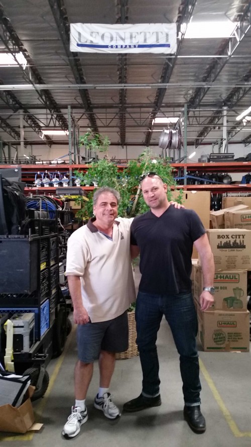 Dave Azzoto of Leonetti with Dan Basso of Power Gems