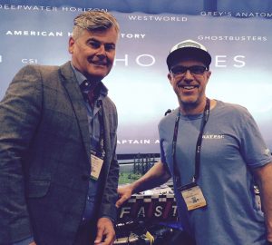 Patrick McGuane of Power Gems with Craig Brink of Innovative Dimmers at NAB2016