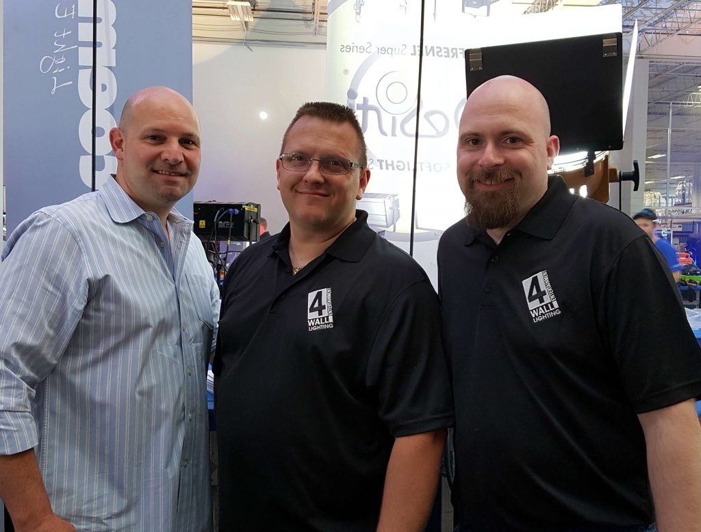 Dan Basso of Power Gems with Ed Pischel & Michael 'Edge' Frackoviak of 4Wall