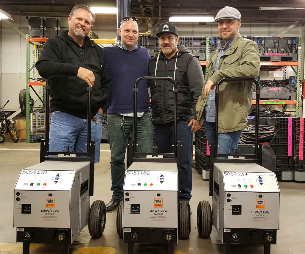 Brian Cooper of Paramount, Dan Basso of Power Gems, Raleigh Alvarez & Craig Lewis also of Paramount