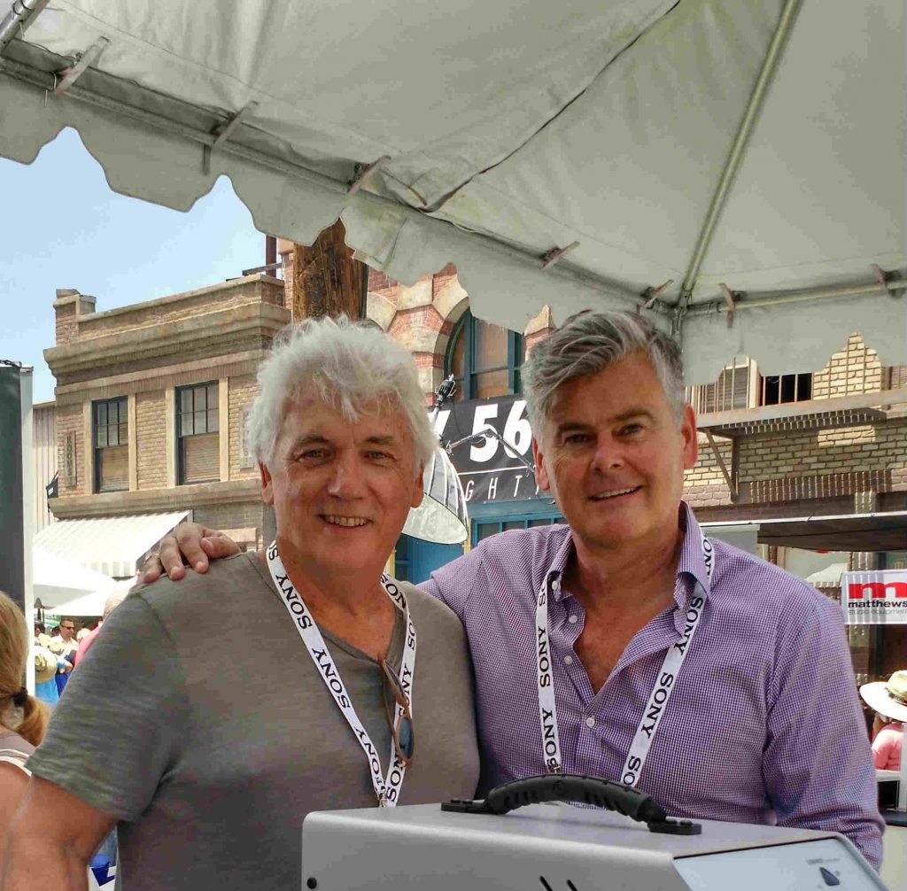 John Banner owner of Miami Filmtrade with Patrick McGuane of Power Gems