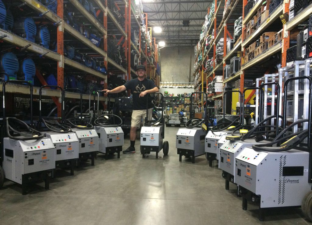 Paramount on Location with 18kW ballasts from Power Gems
