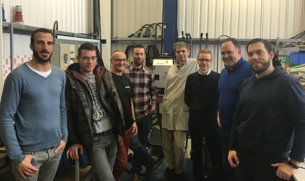 Power Gems with six representatives from Spanish rental lighting companies at Manchester HQ
