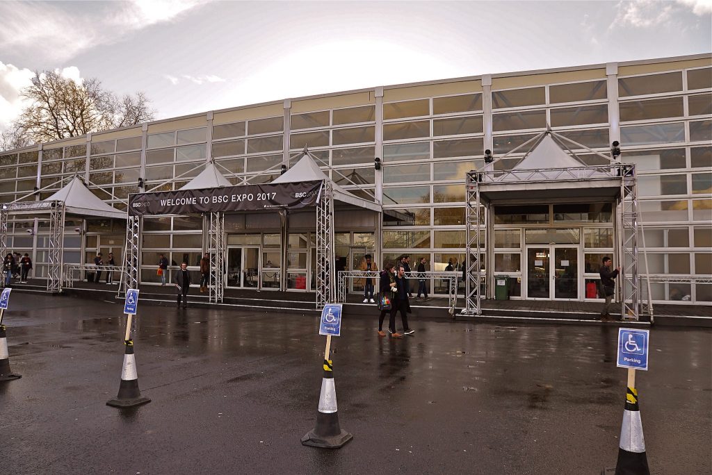 External shot of BSC Expo at Battersea Park