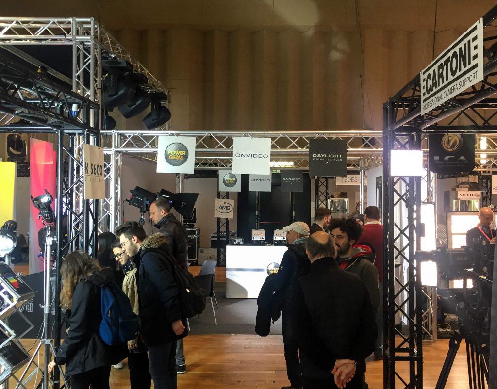 View of Power Gems stand at MicroSalonItalia