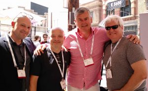 [L-R] Dan Basso of Power Gems, Jeremy Walsh of William F White, Patrick McGuane of Power Gems, Mike Harwood of William F White