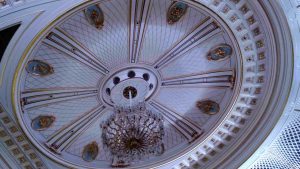 Auditorium ceiling in the Berlin State Opera House Power Gems ballasts not shown