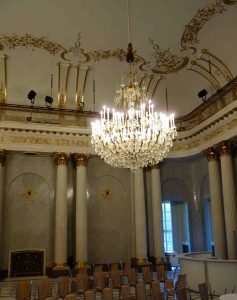 Chandelier in the Apollo Room at Berlin State Opera House