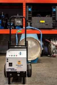 Individual high speed ballast Power Gems EB1812P in Pacific Backlot with lighting fixture in Vancouver