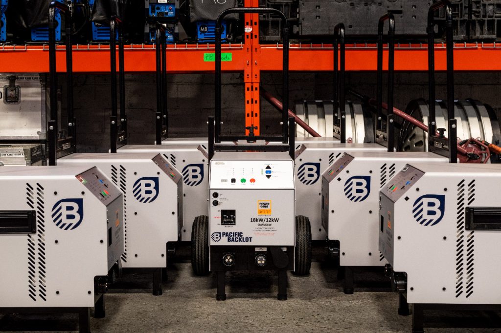 EB1812P Power Gems high speed ballast branded with Pacific Backlot logo in their premises Vancouver